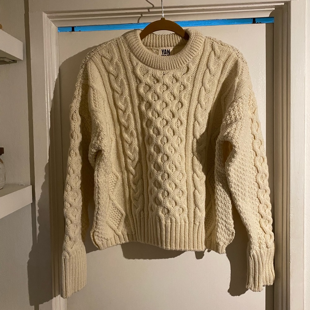 Yay-Tan Knitted Wool Sweater